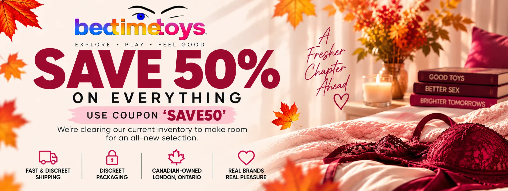 Clearing Out Sale at Bed Time Toys Save 50% coupon:Save50